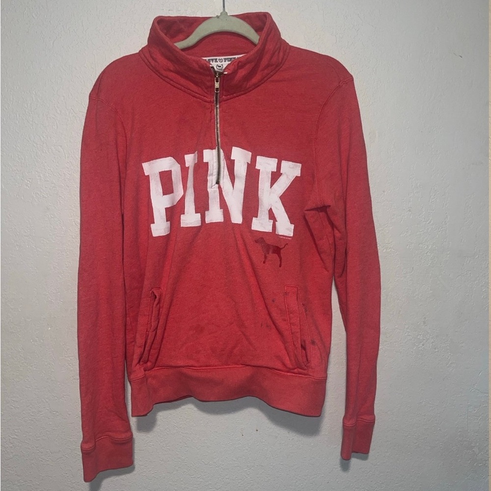 Victoria’s Secret pink 2000s  zip up sweater